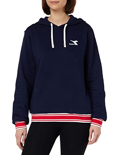 Diadora Damen L.Hoodie TWEENER, Classic Navy, L von Diadora