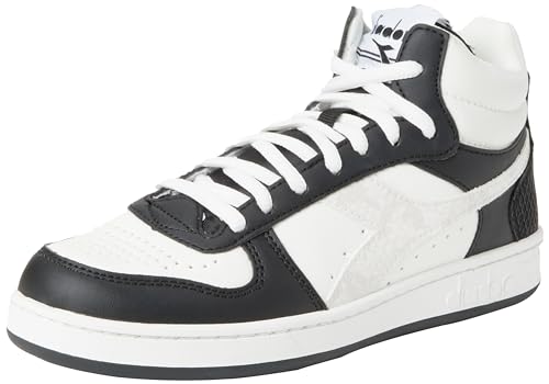 Diadora Damen Magic Basket Demi Reptile Wn Gymnastikschuh, Black White, 36 EU von Diadora