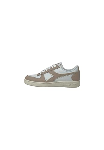 Diadora Damen Magic Basket Low Leather Wn Gymnastikschuh, Dawn Blue White, 40.5 EU von Diadora