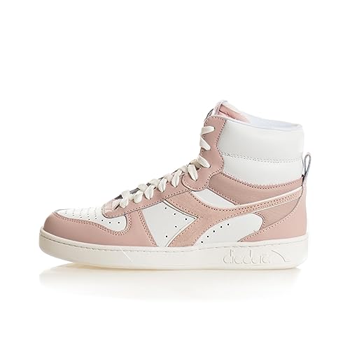 Diadora Damen Magic Basket Mid Leather Wn Gymnastikschuh, White Peach Whip, 38.5 EU von Diadora