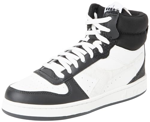 Diadora Damen Magic Basket Mid Reptile Wn Gymnastikschuh, Black White, 36 EU von Diadora