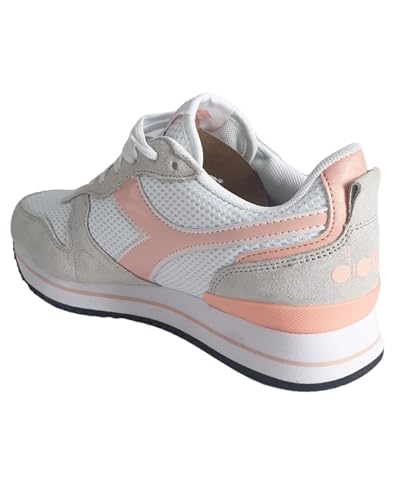 Diadora Damen Olympia Platform Wn Gymnastikschuh, White Peach Melba, 40 EU von Diadora