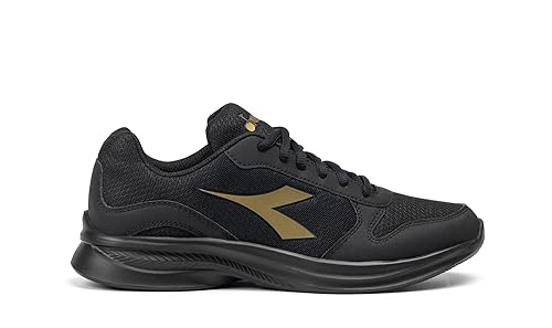 Diadora Damen Robin 4W Gymnastikschuh, Black Gold, 41 EU von Diadora