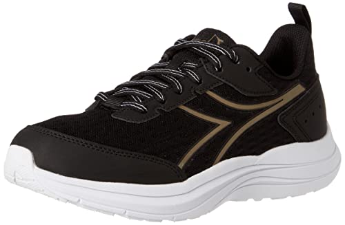 Diadora Damen Snipe W Gymnastikschuh, Black Gold White, 37 EU von Diadora