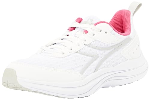 Diadora Damen Snipe W Gymnastikschuh, Weiß Silber, 38 EU von Diadora