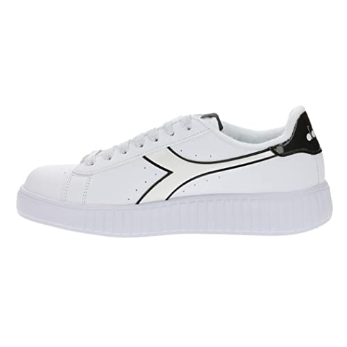 Diadora Damen Step P Gymnastikschuh, White/Black/Persian Violet, 39 EU von Diadora