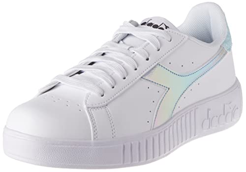 Diadora Damen Step P Shimmer Gymnastikschuh, White Air Blue, 36 EU von Diadora