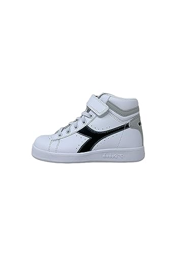 Diadora Game P High Ps Gymnastikschuh, White Black Ultimate Gray, 31.5 EU von Diadora