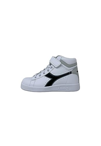 Diadora Game P High Td Gymnastikschuh, White Black Ultimate Gray, 21 EU von Diadora