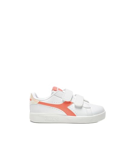 Diadora Game P Ps Girl Gymnastikschuh, Fusion Coral White, 30 EU von Diadora