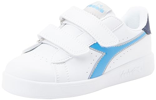 Diadora Game P Ps Gymnastikschuh, Wht Azure Blue Dawn Blue, 31.5 EU von Diadora