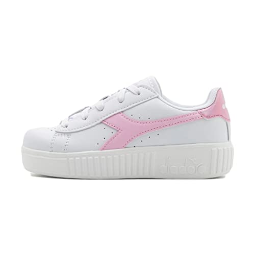 Diadora Game Step PS, Sneaker für Mädchen und Mädchen, D0107 White Metalized Pink, 28 EU von Diadora