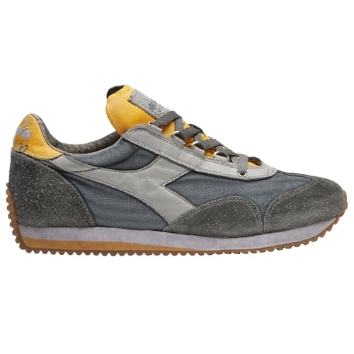 Diadora Heritage Herrenschuhe Equipe H Dirty Bering Sea Sneakers 201.174736 Stone Wash Evo, Bering Sea, 46 EU von Diadora