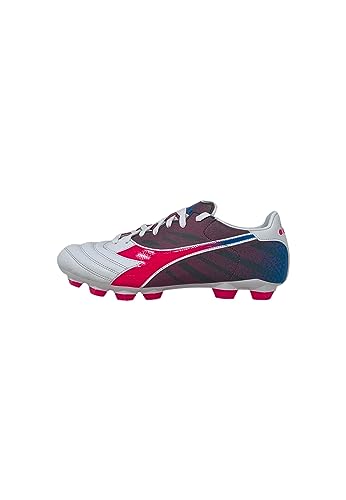 Diadora Herren Brasil Elite Veloce Gr LPU Fussballschuh, Wht Pink Fluo Blue Fluo, 38.5 EU von Diadora