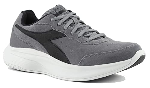 Diadora Herren Eagle 5 S Gymnastikschuh, Grau/Schwarz, 39 EU von Diadora