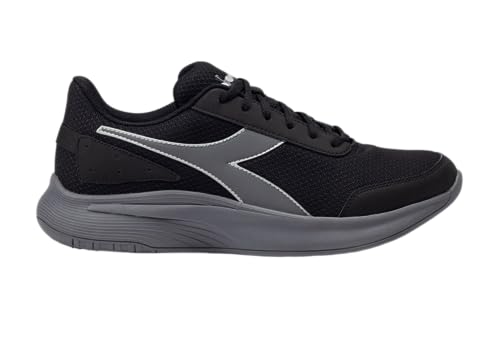 Diadora Herren Eagle 6 Gymnastikschuh, Black/Steel Gray, 42.5 EU von Diadora