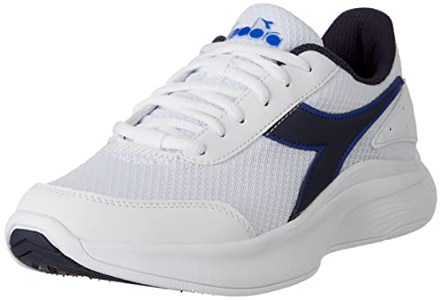 Diadora Herren Eagle 6 Gymnastikschuh, Weiß Blau Corsair, 40 EU von Diadora