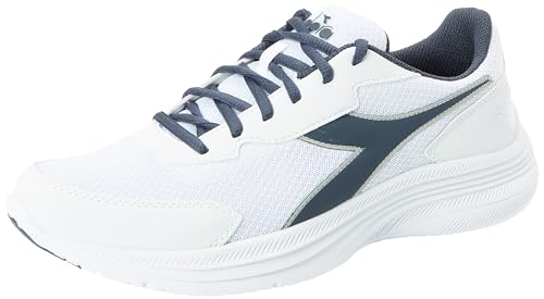 Diadora Herren Eagle 7 Gymnastikschuh, Weiß Blau Corsair, 46 EU von Diadora