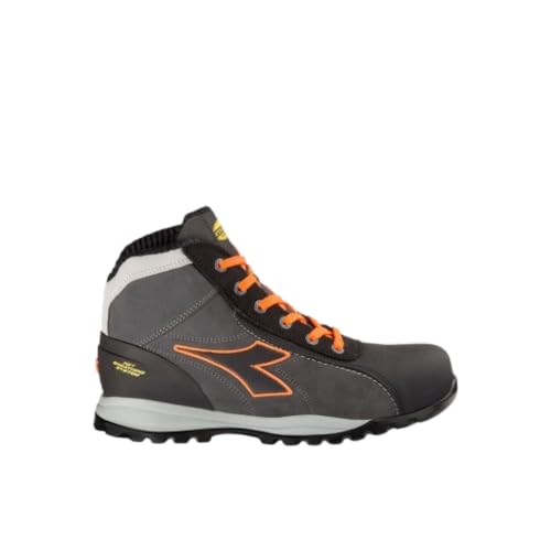 Diadora Herren Glove TECH HI PRO S3 SRA HRO ESD Bootsschuh, Asphalt/Orange Fluo von UTILITY DIADORA