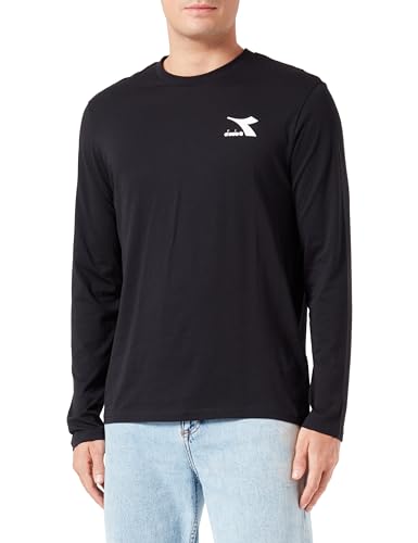 Diadora Herren LS CHROMIA T-Shirt, Schwarz, M von Diadora