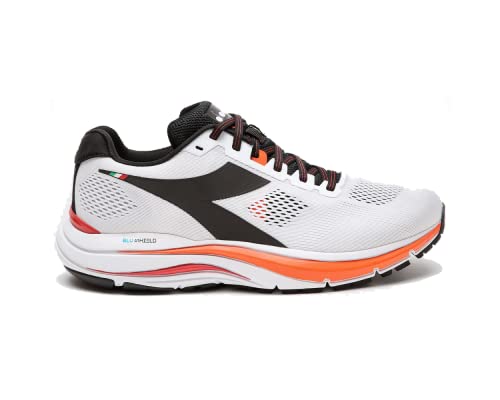 Diadora Herren Mythos Blushield 7 Vortice, Wei /Schwarz/Zinnoberrot Orange, 44 EU von Diadora