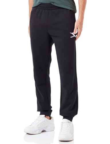 Diadora Herren Pants Cuff CORE, Schwarz, S von Diadora