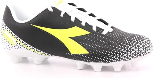 Diadora Herren Pichichi 6 Mg14 Fussballschuh, Black Yellow Fluo Dd White, 38.5 EU von Diadora