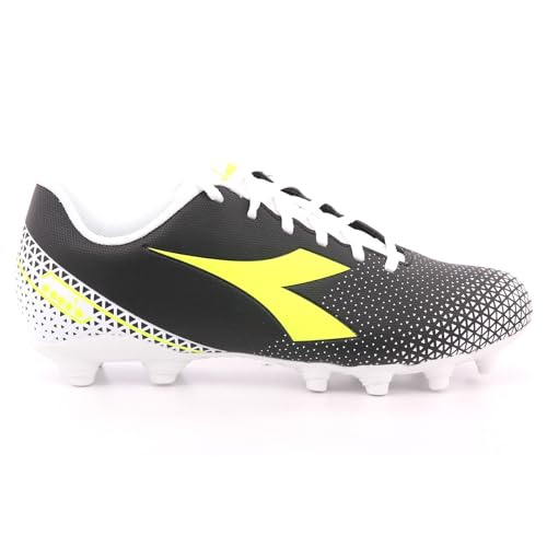 Diadora Herren Pichichi 6 Mg14 Fussballschuh, Black Yellow Fluo Dd White, 40 EU von Diadora