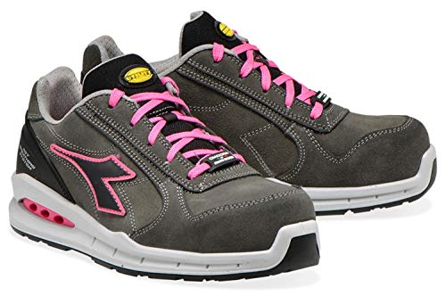 Diadora Herren Run NET AIRBOX Low S3 SRC, C8708 Rauchgrau Rauchgrau0, 42 EU von Diadora