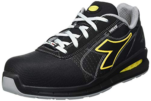 Diadora Herren Run NET AIRBOX MATRYX Low S3 SRC, C0200 Schwarz Weiss, 43 EU von Diadora