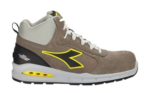 Diadora Herren Run NET AIRBOX MID S3 SRC, C8700 Windgrau Windgrau, 41 EU von Diadora