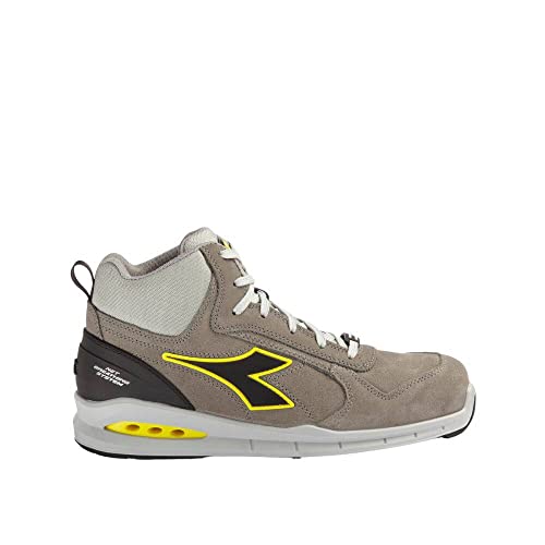 Diadora Herren Run NET AIRBOX MID S3 SRC, C8700 Windgrau Windgrau, 45 EU von Diadora