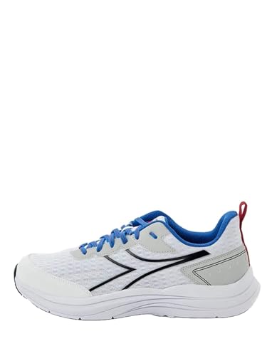 Diadora Herren Snipe Gymnastikschuh, White Silver Dd Princess Blue, 40 EU von Diadora