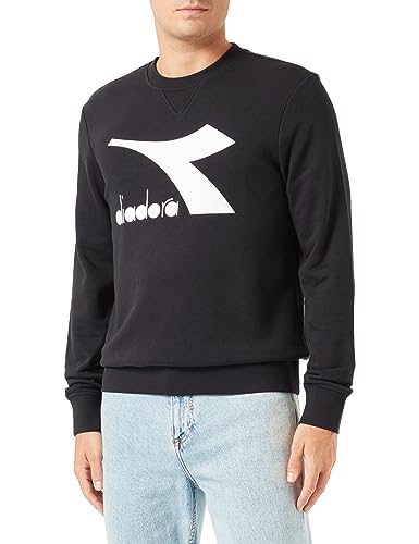 Diadora Herren Sweatshirt Crew CORE, Schwarz, XXL von Diadora