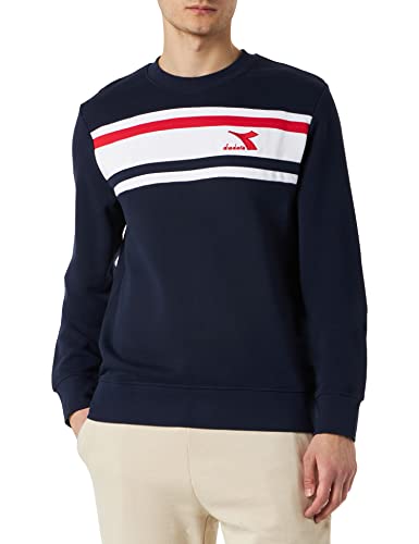 Diadora Herren Sweatshirt Crew SLAM, Classic Navy, 3XL von Diadora