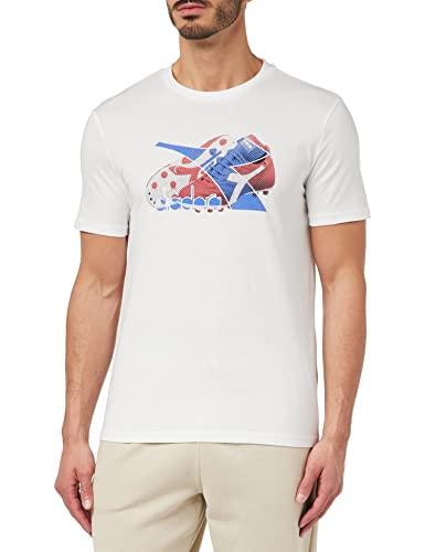 Diadora Herren T-Shirt SS Archive, Optical White, Large von Diadora