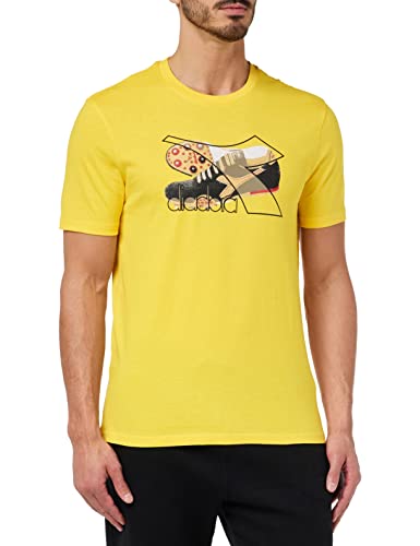 Diadora Herren T-Shirt SS Archive, Vibrant Yellow, XXL von Diadora