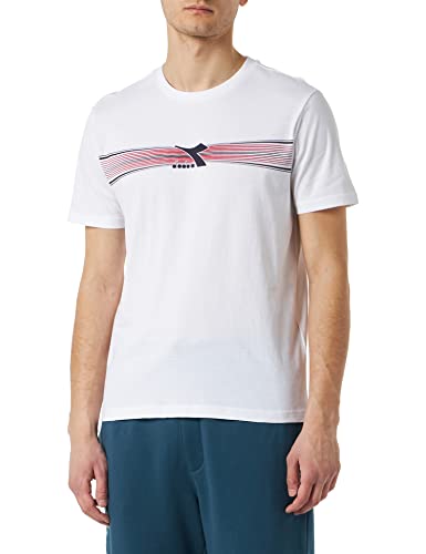 Diadora Herren T-Shirt SS Logo, Optical White, M von Diadora