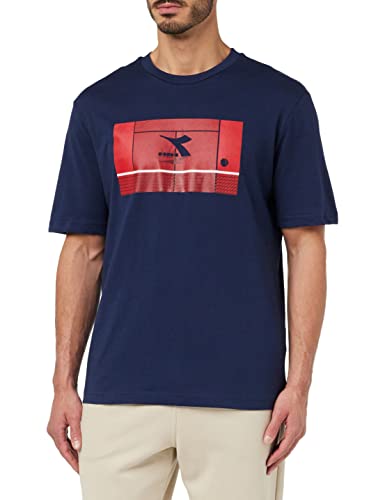 Diadora Herren T-Shirt SS Match Point, Classic Navy, Medium von Diadora