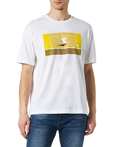 Diadora Herren T-Shirt SS Match Point, Optical White, 3XL von Diadora