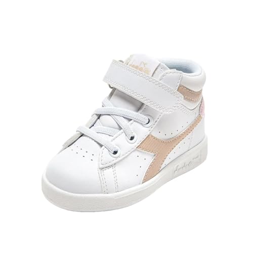 Diadora Jungen Mädchen Game P High Girl Ps Gymnastikschuh, White Sand Beige, 28 EU von Diadora