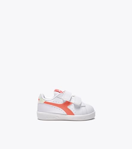 Diadora Jungen Mädchen Game P Td Girl Gymnastikschuh, Fusion Coral White, 20.5 EU von Diadora