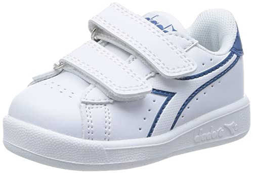 Diadora Unisex Baby Game P Td Gymnastikschuh, White Blue Vallarta, 20 EU von Diadora