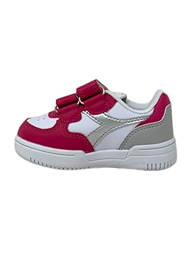 Diadora Jungen Unisex Kinder Raptor Low Td Gymnastikschuh, Pink Yarrow Silver, 20 EU von Diadora