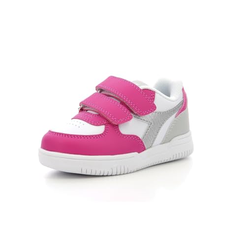 Diadora Jungen Unisex Kinder Raptor Low Td Gymnastikschuh, Pink Yarrow Silver, 22 EU von Diadora