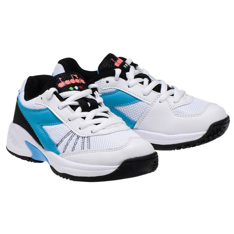 Diadora Kinder Unisex Challenge 3 JR Tennisschuh Hallenschuhe Weiß von Diadora