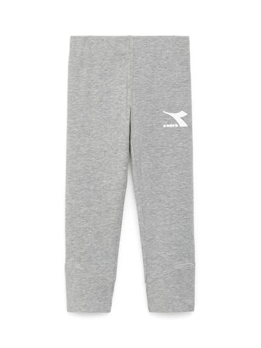 Diadora Mädchen Jg.Bounce Leggings JG.Leggings Bounce, Light Middle Gray Melange, XL von Diadora