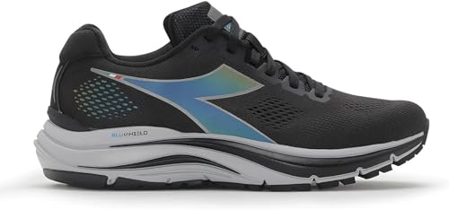 Diadora Mythos Blushield 7 Vortice, Schwarz/Silber, 42.5 EU von Diadora