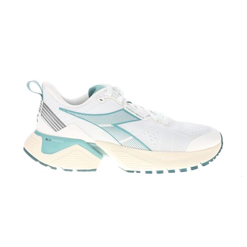 Diadora Mythos Blushield Vigore 2 Damen-Laufschuhe, Weiß, Blau, 40.5 EU von Diadora