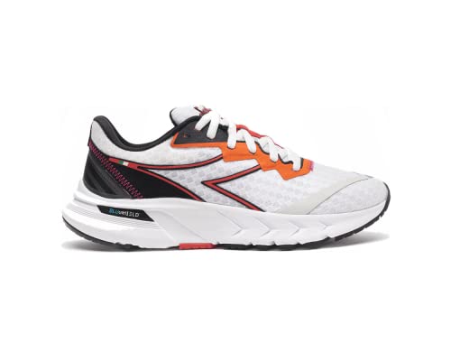 Diadora Mythos Damen BLUSHIELD Volo 2, Wei /Schwarz/Feuerrot, 40 EU von Diadora